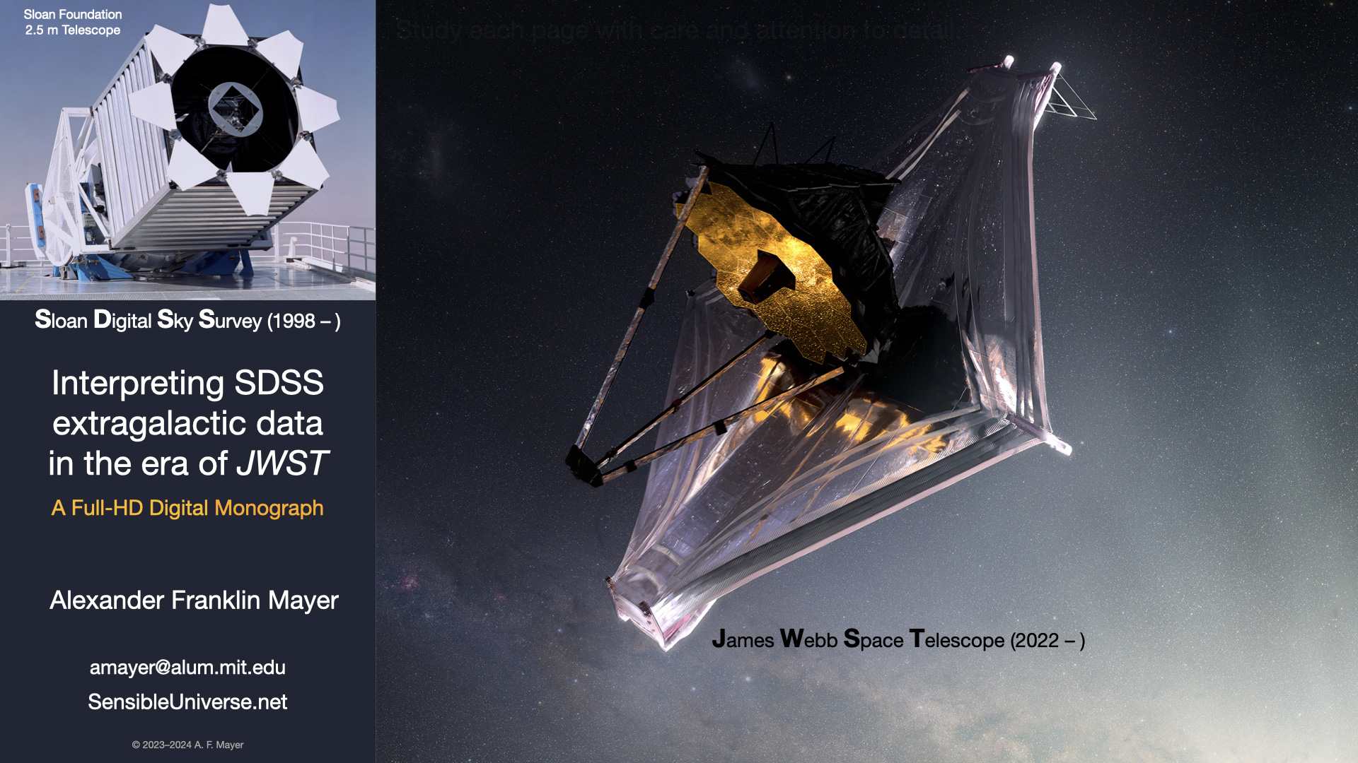 JWST-SDSS